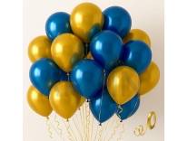 AMFIN Metallic Chrome Balloons (Pack of 20)