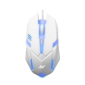 Ant GM46 Wired Optical Gaming Mouse with 2400 DPI, Multicolour Backlight