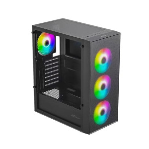 Ant Value VM40 ATX Gaming Cabinet with Rainbow Fans