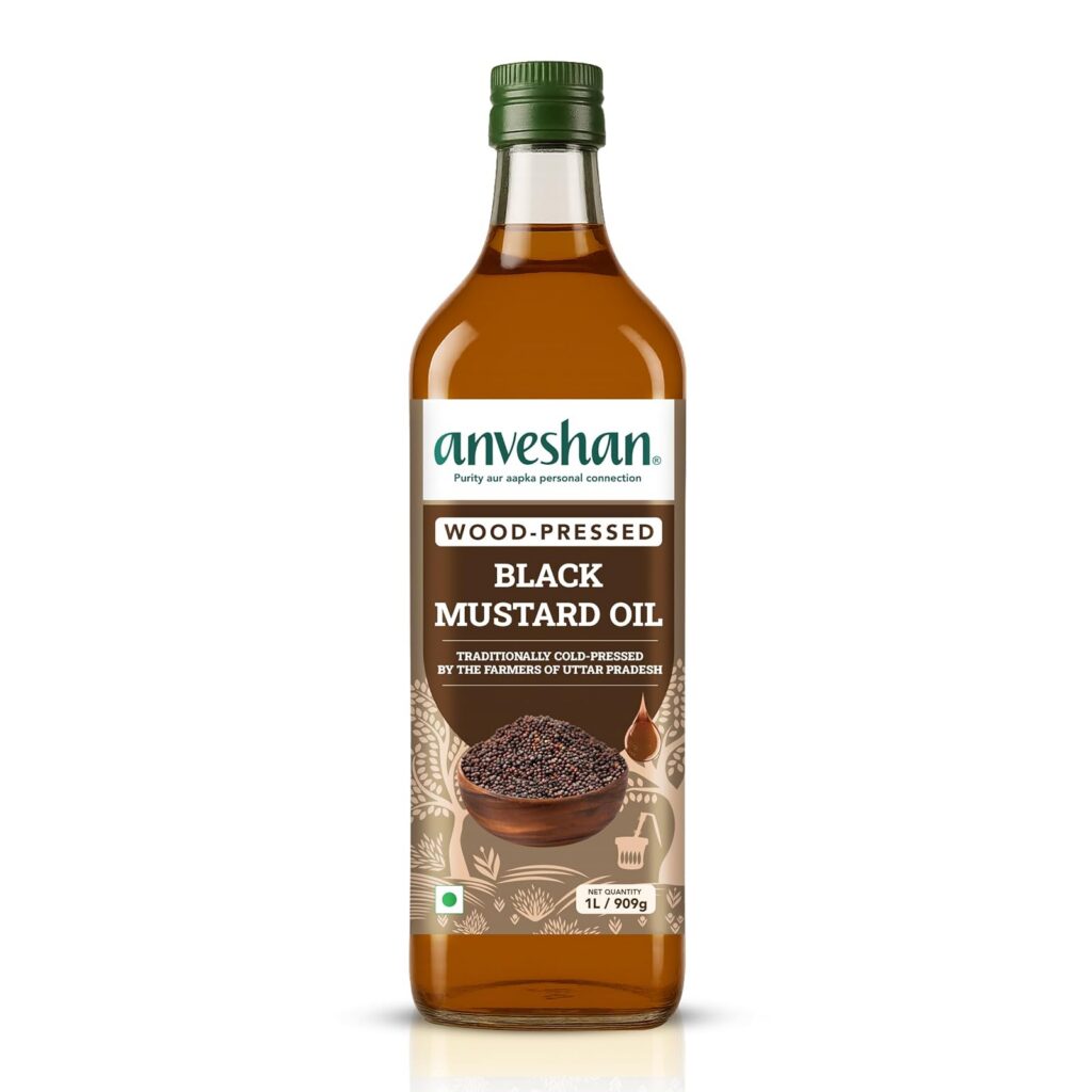 Anveshan Wood Cold Pressed Mustard Oil – 1L