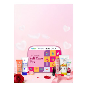 Aqualogica Self Care Essentials Gift Set with Vanity Bag