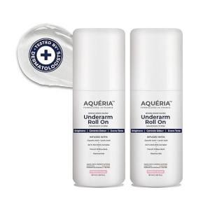 Aqueria 5.5% AHA BHA French Underarm Brightening Roll On (Pack of 2)