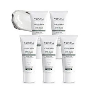 Aqueria Oil Control Brightening Gel French Sunscreen SPF 50 PA++++ with Niacinamide & BHA