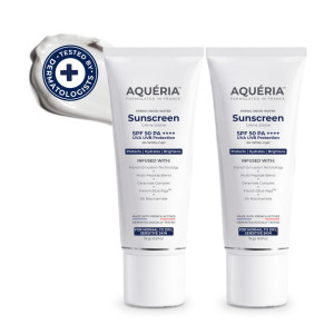 aqueria Sunscreen SPF 50 PA++++ Brightening & Hydrating