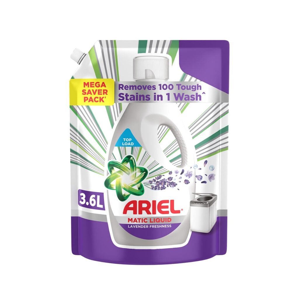 Ariel Liquid Detergent 3.6L Lavender Freshness Rs. 457