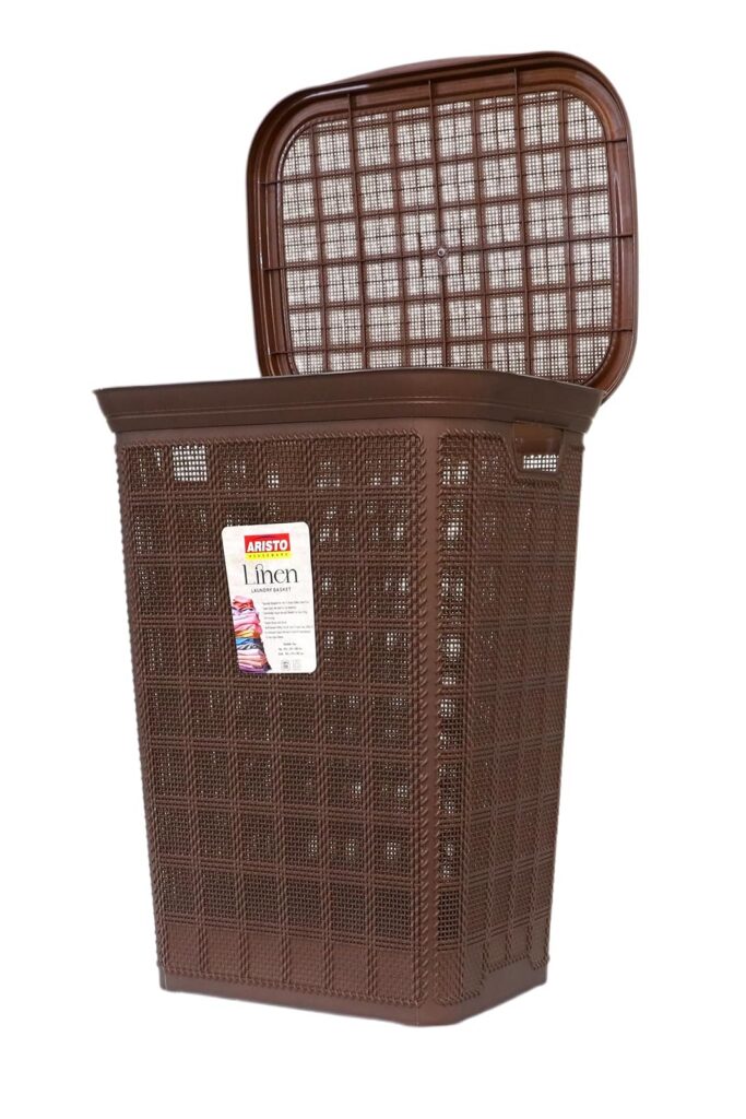 Aristo Linen Laundry Basket Blue Rs. 217