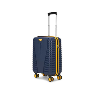 Aristocrat Cabin Airpro Plus 55 Cm 8 Wheel Spinners Hard Case Luggage with TSA Lock & Anti-Theft Zipper