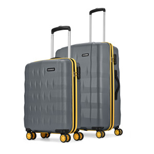 ARISTOCRAT Comet Set of 2 Hard Body Luggage 8 Wheels (Small+Medium)