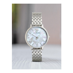 Emporio Armani Women Multicoloured & Silver-Toned Analogue Watch