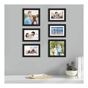 Art Street Set of 6 Black Wall Photo Frame