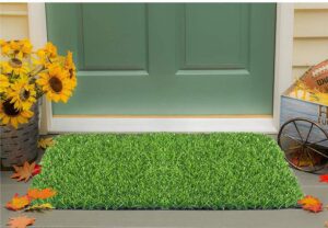 Deal Alert Artificial Grass Mat 12x18cm Green Lawn Rs. 87