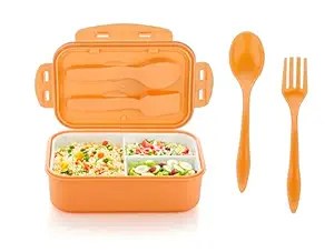 Attro Carbon Lunch Box 3 Compartment