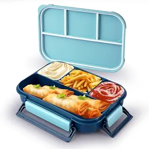 ATTRO Gourmet 4 Compartment Lunch Box