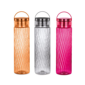 Attro O2 Spring 1000ml Water Bottle with Handle, Leak-proof, BPA Free – Set of 3