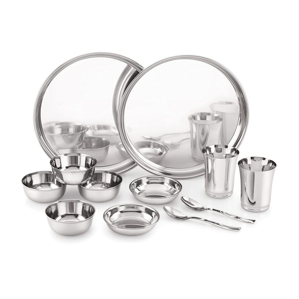 ATTRO Stainless Steel Dinner Set of 12