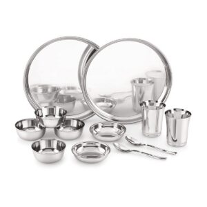 ATTRO Stainless Steel Dinner Set of 12