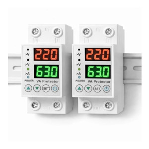 Automatic Over/Under Voltage & Overload Protection (Adjustable, Din-Rail)