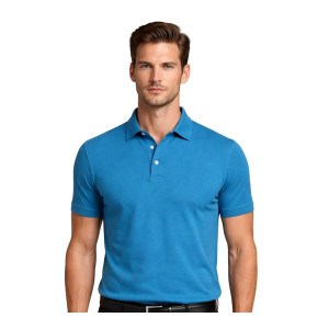 AWG ALL WEATHER GEAR 100% Cotton Half Sleeve Polo T Shirt for Men