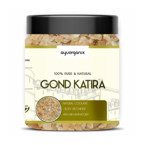 AYUORGANIX Gond Katira 350g – 100% Natural Tragacanth Gum