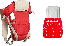 Deal Baby Carrier Bag & Washable Diaper Combo Rs 254
