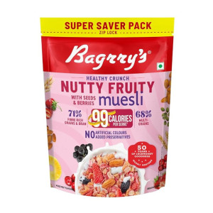 Bagrry’s Crunchy Nutty Fruity Muesli with Seeds & Berries 1kg