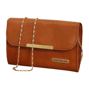 Bagsy Malone Stylish Sling Bag | Clutch Cum Sling Bag | Handcrafted Vegan Leather Bag