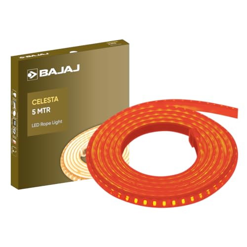 Deal Bajaj Celesta LED Rope Light 5M Red Rs. 464