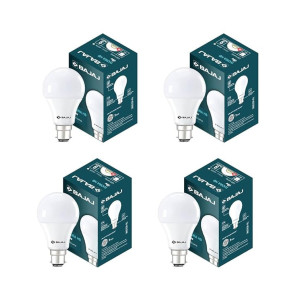 Bajaj Ivora 9W Cool Daylight LED Lamp B22D (Pack of 4)