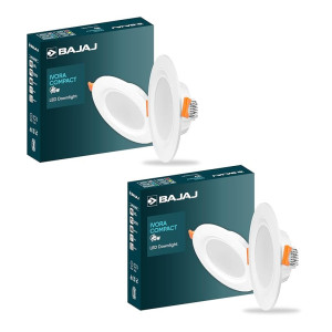 Bajaj Ivora Compact 5W LED Downlight for Smaller Spaces