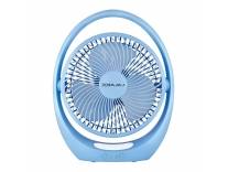 Bajaj Pygmy Mini Fan 178MM with LED Rechargeable USB Blue Rs. 1430