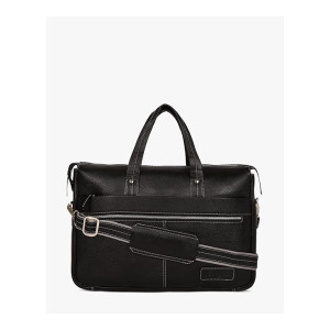 Basilio Genuine Leather Laptop Messenger Bag