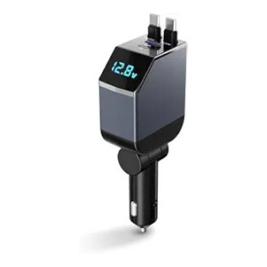 bAssDrops Retractable Car Charger at Rs619 | Amazon Deal