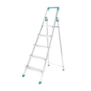 Bathla Prime 5-Step Foldable Aluminium Ladder for Home