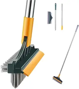 Bathroom Cleaning Brush with Wiper 3