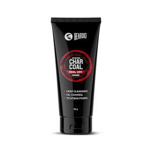 Beardo Activated Charcoal Peel Off Mask for Men, 50g