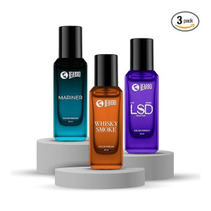 Beardo The Iconic Trio – LSD, Mariner & Whisky Smoke Perfume for Men (20ml x 3)