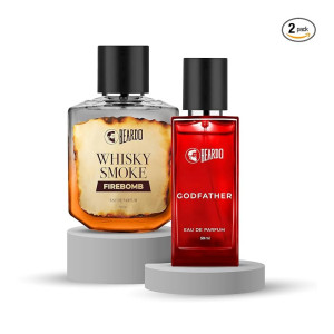 Beardo Power & Fire Perfume Combo (GodFather & Whisky Smoke, 50ml x 2)