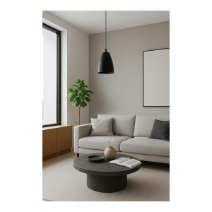 BENE Kofu Pendant Lamp, Mild Steel Indoor Modern Minimal Pot Hanging Light