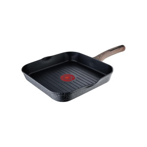 BERGNER Aluminium Ultimate Forged Non-Stick Grillpan 28Cm with Heatdot Technology & Food Safe
