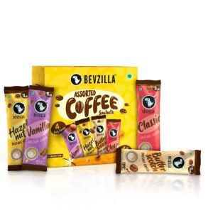 Bevzilla 48 Instant Coffee Sachets 4 Flavours