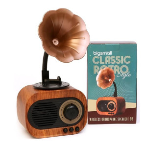 Bigsmall Vintage Gramophone Speaker at Rs1098 | Amazon Deal