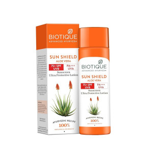 Biotique Aloe Vera 75+SPF UVA/UVB Sunscreen Ultra Soothing Body Lotion 190ml