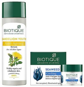 Biotique Dandelion Serum & Eye Gel Combo