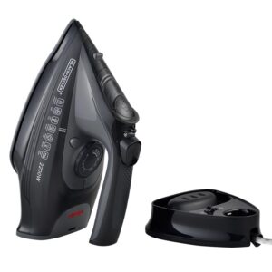 Black+Decker Cordless Steam Iron 2200W Ceramic Sole