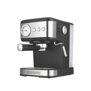 BLACK+DECKER BXCM1001IN 1100W 10-Cup 15 Bar Expresso Coffee Maker with 1.5L Water Tank