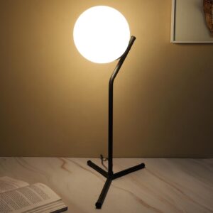 Deal Black Metal Bedside Table Moon Lamp Rs. 373