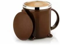Black Olive Coffee Mug with Lid 200 ML