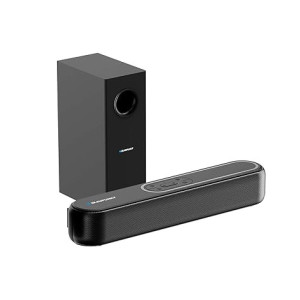 Blaupunkt SBW Newyork 20 2.1 CH Soundbar with Wired Subwoofer, 120W RMS, HDMI-ARC