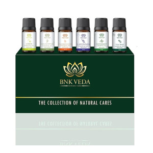 BNK VEDA Pure & Organic Essential Oils Set (6x10ml)