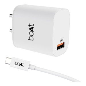 boAt 18W Power WCD QC3A Charger Combo Type C